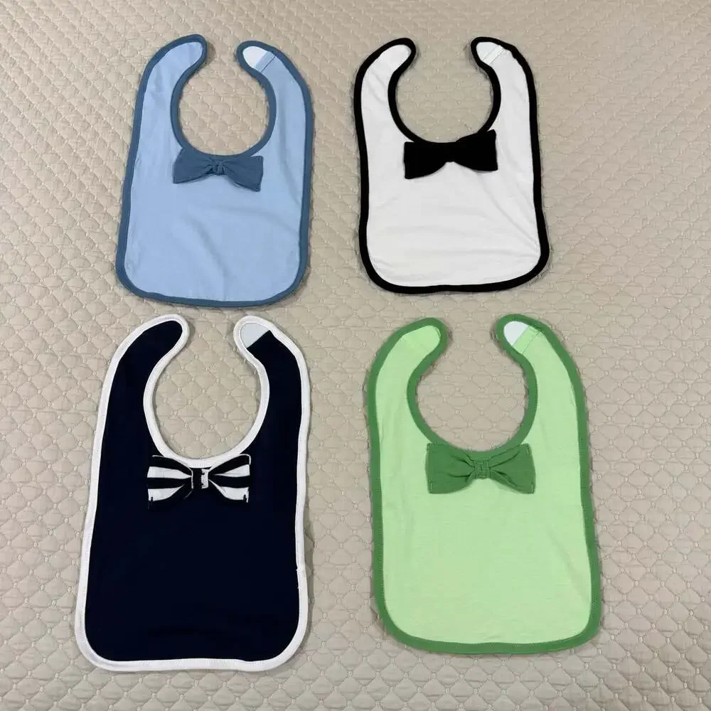 Rabbit Skins Infant Baby Bow Tie Bib (4 Pack)
